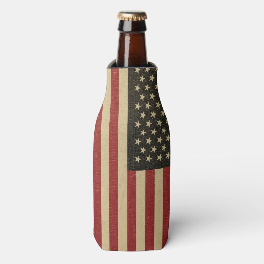  Amerikaanse vlag Flesjeskoeler (Fles Voorkant)