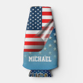 Amerikaanse vlag flesjeskoeler (Voorkant)