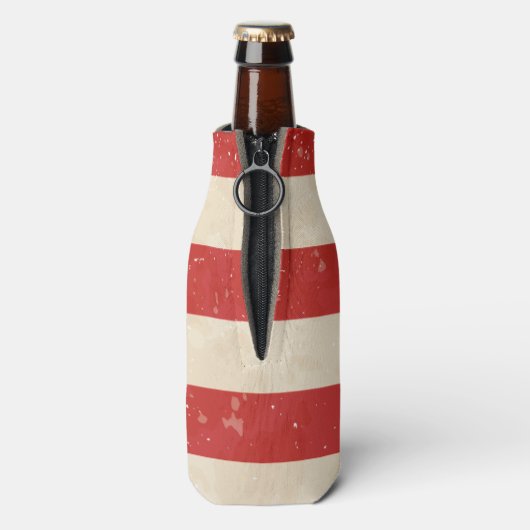 Amerikaanse vlag Flesjeskoeler (Fles Achterkant)