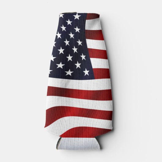 Amerikaanse vlag flesjeskoeler (Voorkant)