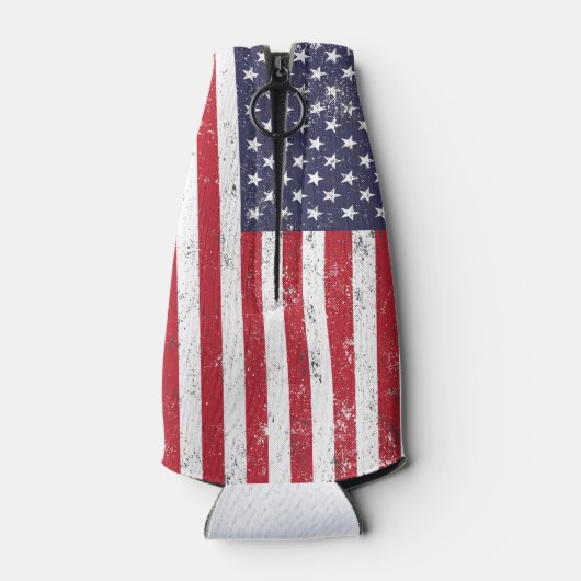 Amerikaanse vlag flesjeskoeler (Achterkant)