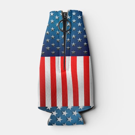 Amerikaanse vlag flesjeskoeler (Achterkant)