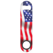 Amerikaanse vlag flesopener speed flessenopener (Achterkant)