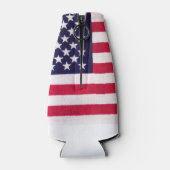 Amerikaanse vlag Flessenkoeler Flesjeskoeler (Achterkant)