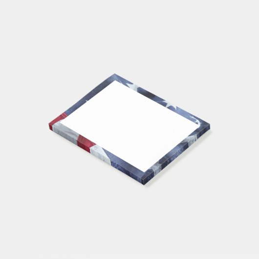 Amerikaanse vlag flip post-it® notes (Schuin)