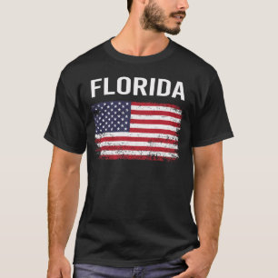 Amerikaanse vlag Florida T-shirt