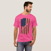 Amerikaanse vlag fluit t-shirt (Voorkant volledig)