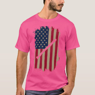 Amerikaanse vlag fluit t-shirt