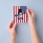Amerikaanse vlag flyer (Hand)