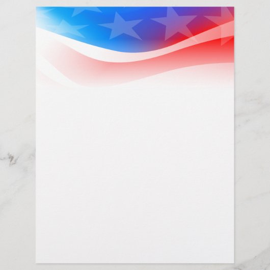 Amerikaanse vlag flyer (Achterkant)