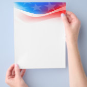Amerikaanse vlag flyer (Hand)