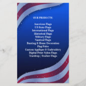 Amerikaanse vlag flyer (Achterkant)