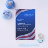 Amerikaanse vlag flyer (Enkel)