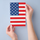 Amerikaanse vlag flyer (Hand)