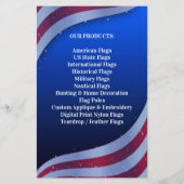 Amerikaanse vlag flyer (Achterkant)