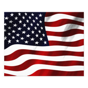 Amerikaanse vlag flyer