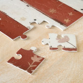 Amerikaanse Vlag Folk Art Puzzel (Zijkant)