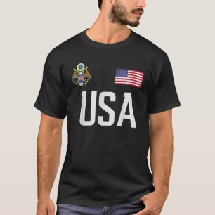 Amerikaanse vlag Football Voetbal Voetbal Mannen K T-shirt
