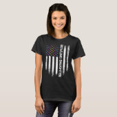 Amerikaanse vlag ford Bowling Dochter B T-shirt (Voorkant volledig)