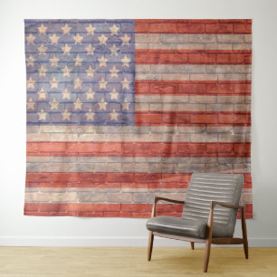 Amerikaanse vlag foto achtergrond tapijt wandkleed