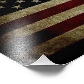 Amerikaanse vlag foto afdruk (Hoek)