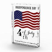 Amerikaanse vlag fotoblok voor Onafhankelijkheidsd (Rechts)