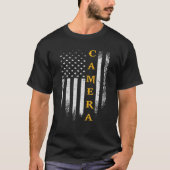  Amerikaanse vlag Fotografie Funny Foto T-shirt (Voorkant)