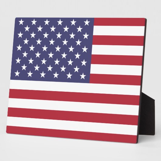 Amerikaanse vlag fotoplaat (Zijkant)