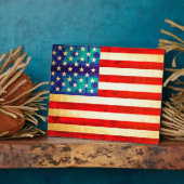 Amerikaanse vlag fotoplaat (Zijkant)