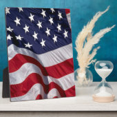 Amerikaanse vlag fotoplaat (Zijkant)