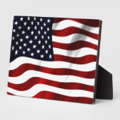 Amerikaanse vlag fotoplaat (Zijkant)