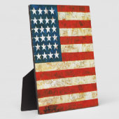 Amerikaanse vlag fotoplaat (Zijkant)