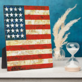 Amerikaanse vlag fotoplaat (Zijkant)