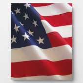 Amerikaanse vlag fotoplaat (Voorkant)