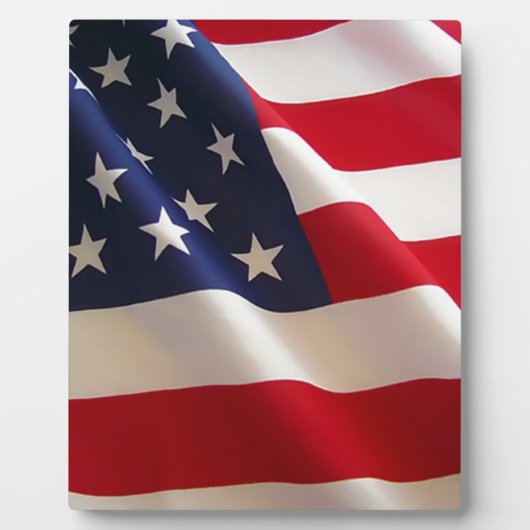 Amerikaanse vlag fotoplaat (Voorkant)
