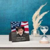 Amerikaanse vlag fotoplaat (Insitu)