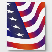 Amerikaanse vlag fotoplaat (Voorkant)