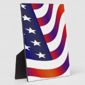 Amerikaanse vlag fotoplaat (Zijkant)
