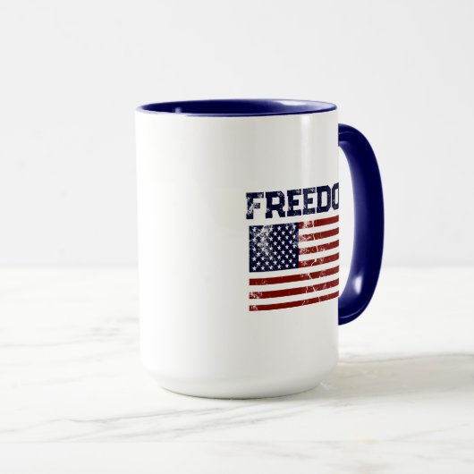 Amerikaanse vlag Freedom Mok (Voorkant rechts)