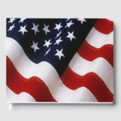 Amerikaanse vlag gastenboek (Voorkant)