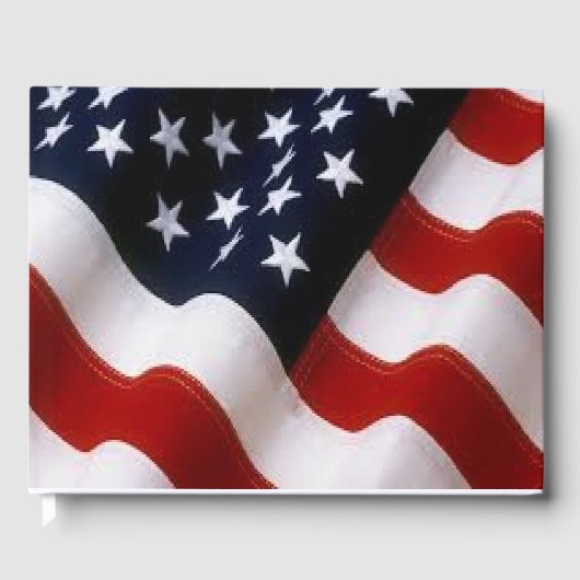 Amerikaanse vlag gastenboek (Voorkant)
