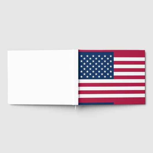 Amerikaanse vlag gastenboek (Volledig)