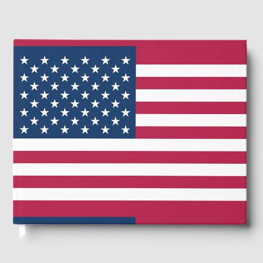 Amerikaanse vlag gastenboek (Voorkant)