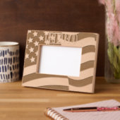 Amerikaanse vlag gegraveerde lijstjes (Links)