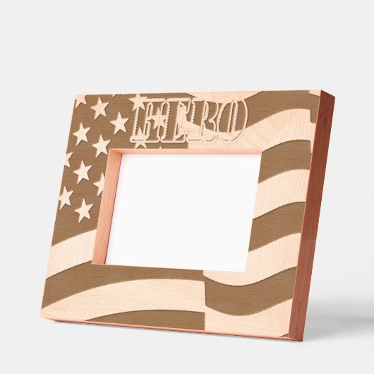 Amerikaanse vlag gegraveerde lijstjes (Links)