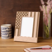 Amerikaanse vlag gegraveerde lijstjes (Links)