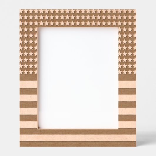 Amerikaanse vlag gegraveerde lijstjes (Voorkant)
