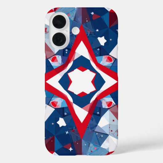 Amerikaanse vlag geïnspireerd Case-Mate iPhone case (Achterkant)