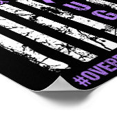 Amerikaanse vlag Genoeg Endoverdose International  Poster (Hoek)