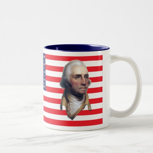 Amerikaanse vlag George Washington Mokken (Rechts)